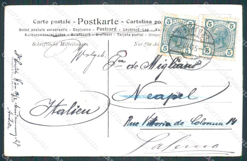 Osterreich Wien Heilige Justina Moretto Stengel AK ansichtskarten XC9776 – retro