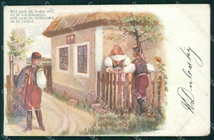 Czech Republic Mahren Morava Types AK ansichtskarten XC9777 – fronte