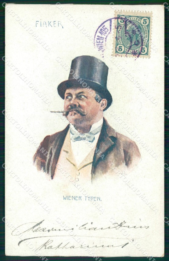 Osterreich Wien Types Wiener Typen AK ansichtskarten XC9788 – fronte