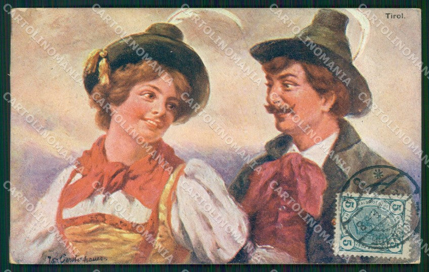 Osterreich Tirol Types Typen AK ansichtskarten XC9789 – fronte