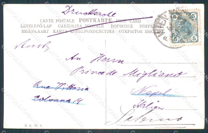 Motive Opera Wien Mozart Tamino Pamina Wollek WRINKLES AK ansichtskarten XC9797 – retro