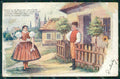 Czech Republic Mahren Morava CORNER CREASED AK ansichtskarten XC9801 – fronte