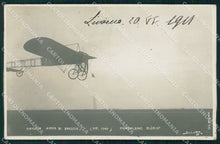 Brescia Circuito Aereo Aviazione 1909 Monoplano Bleriot Foto cartolina XC9808 – fronte