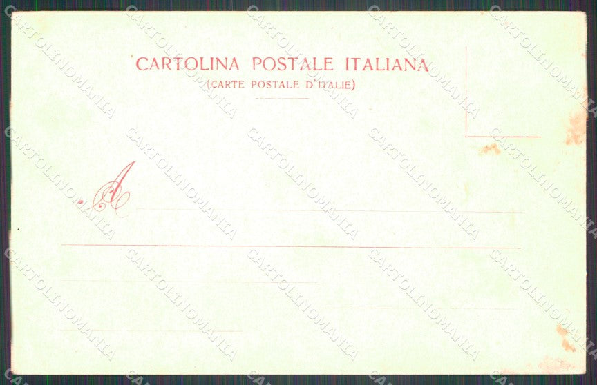 Militari VIII Reggimento Fanteria III Battaglione De Minicis cartolina XF0028 – retro