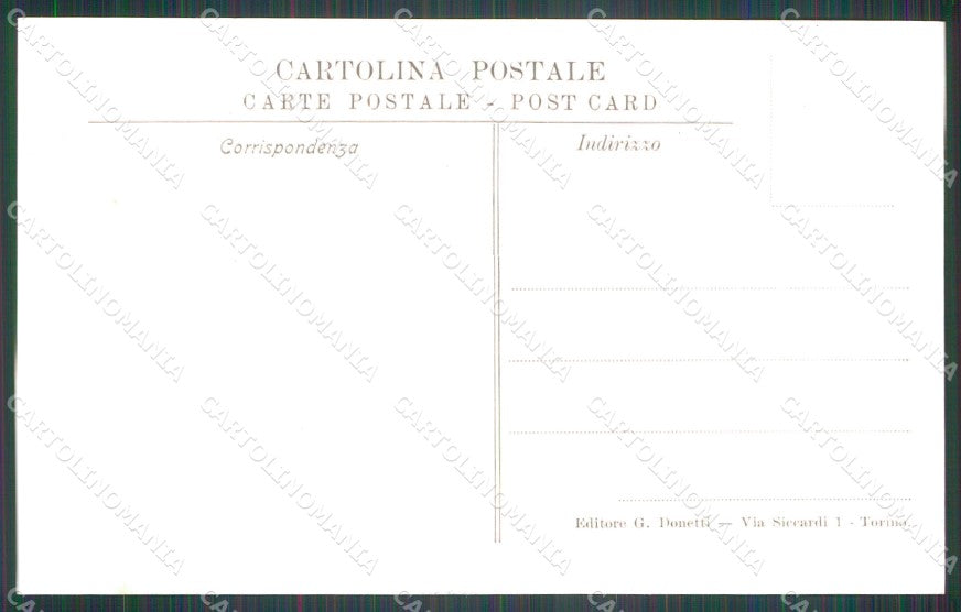 Militari 25º Reggimento Fanteria Allievi Ufficiali 1906 cartolina XF0087 – retro