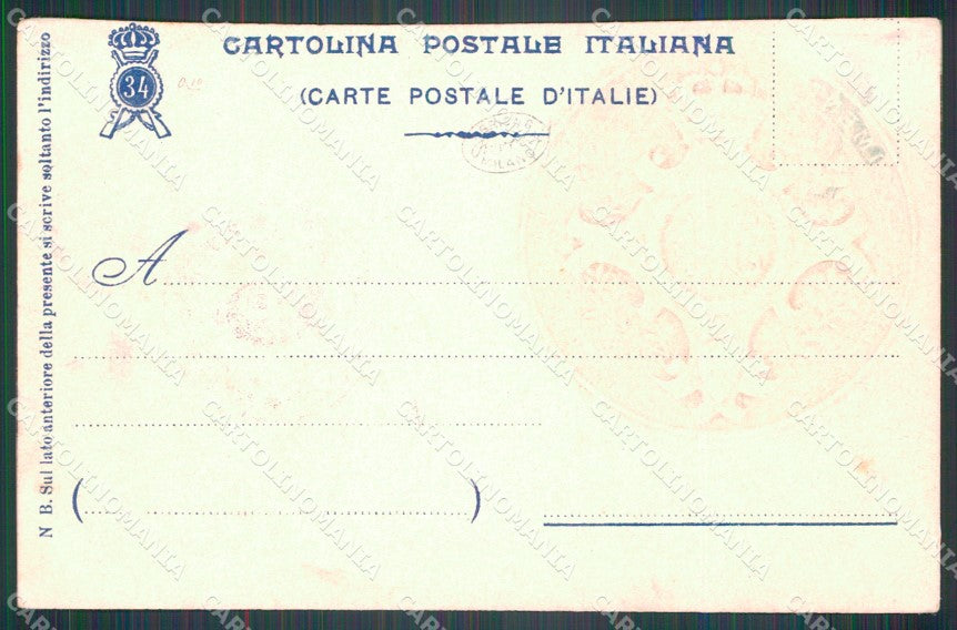 Militari 34º Reggimento Fanteria Brigata Livorno cartolina XF0110 – retro