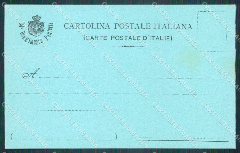 Militari 33º Reggimento Fanteria Brigata Livorno cartolina XF0112 – retro