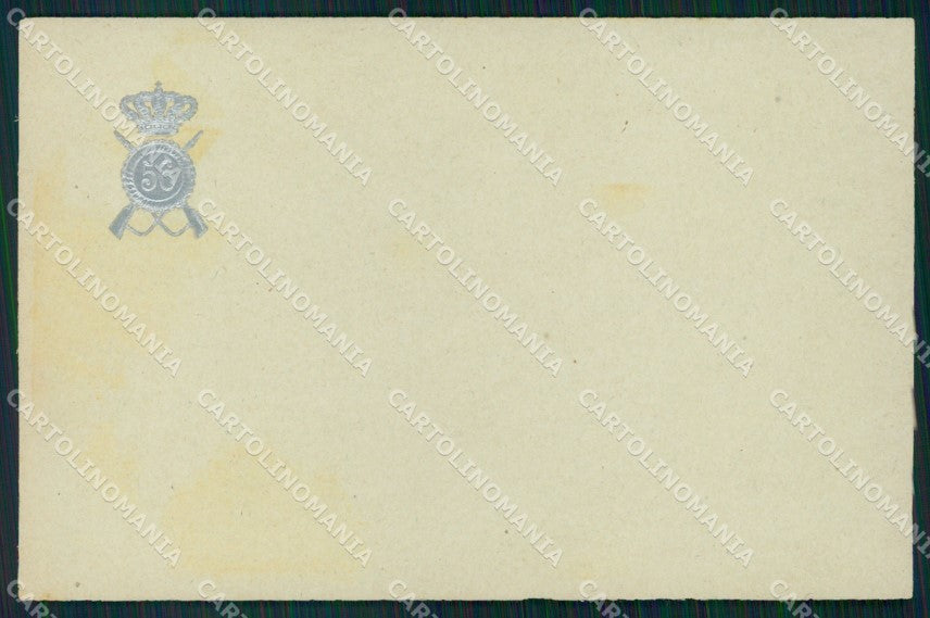 Militari 56º Reggimento Fanteria cartolina XF0146 – fronte