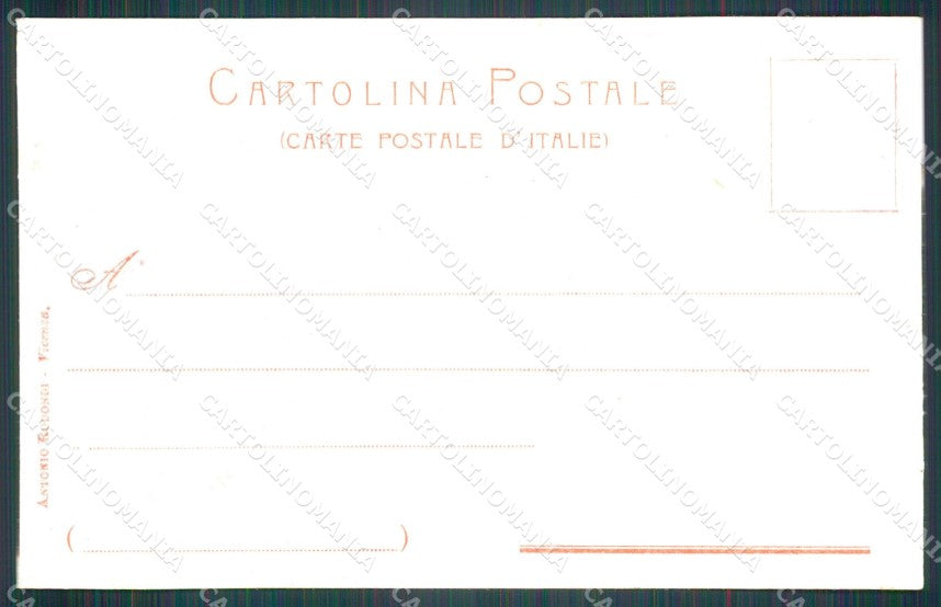 Militari 60º Reggimento Fanteria cartolina XF0162 – retro