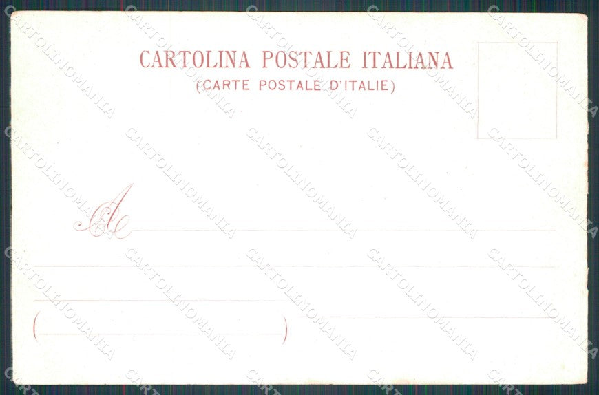 Militari 68º Reggimento Fanteria Campagna 1866 cartolina XF0189 – retro