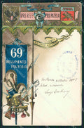 Militari 69º Reggimento Fanteria cartolina XF0191 – fronte