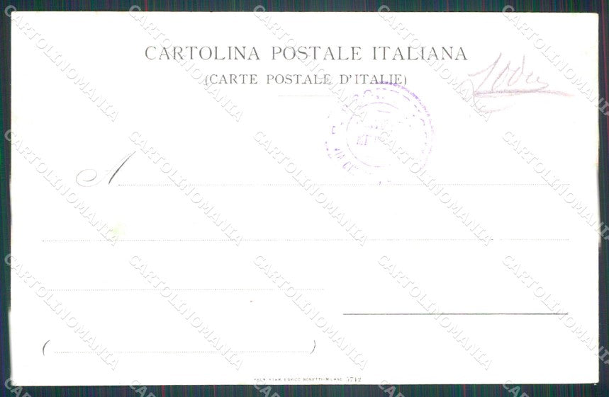 Militari 71º Reggimento Fanteria Battaglia di Custoza cartolina XF0196 – retro