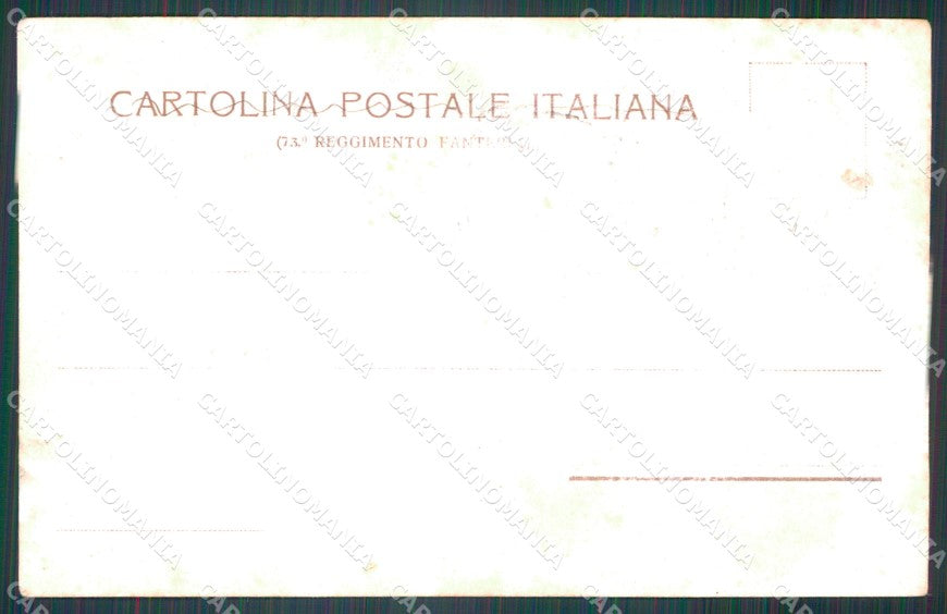 Militari 73º Reggimento Fanteria Rocca Spoleto III Granatieri cartolina XF0205 – retro