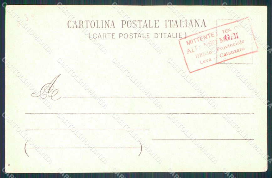 Militari 15º Reggimento Artiglieria da Campagna cartolina XF0228 – retro