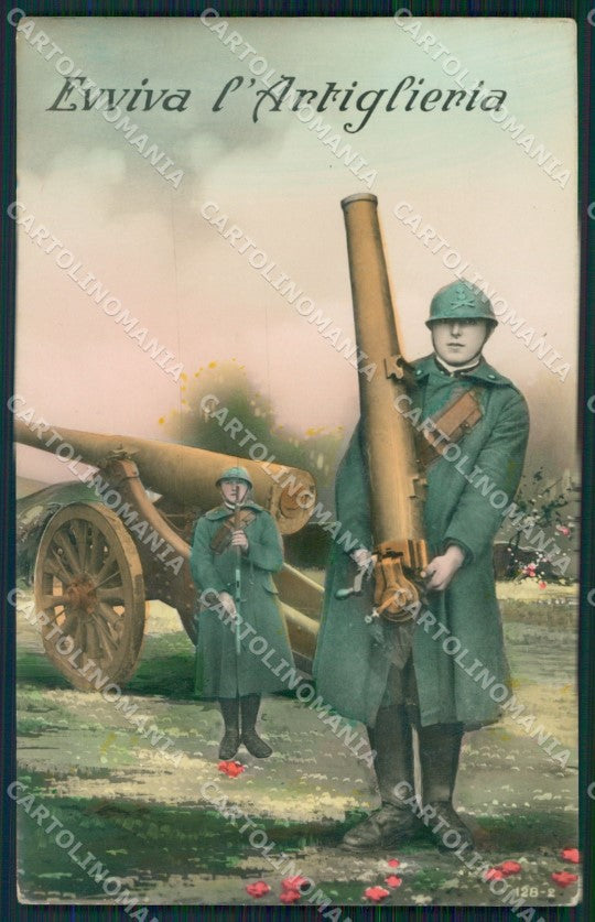 Militari Artiglieria Foto cartolina XF0241 – fronte