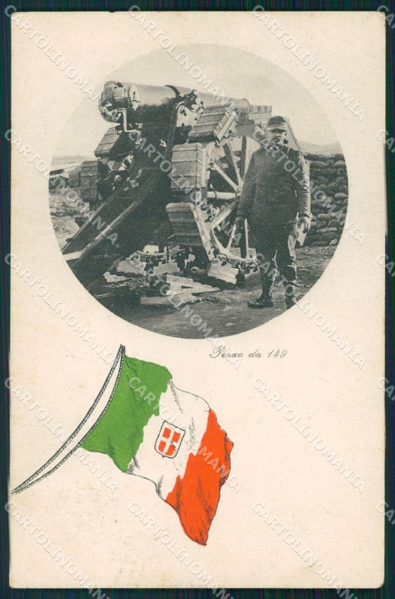 Militari Artiglieria ABRASA PIEGHINE cartolina XF0242 – fronte
