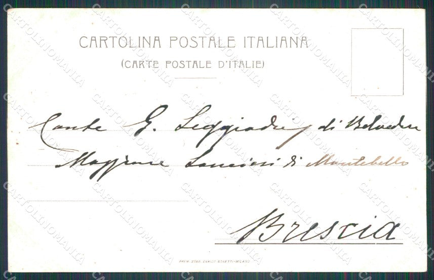 Militari VIII Reggimento Artiglieria cartolina XF0263 – retro