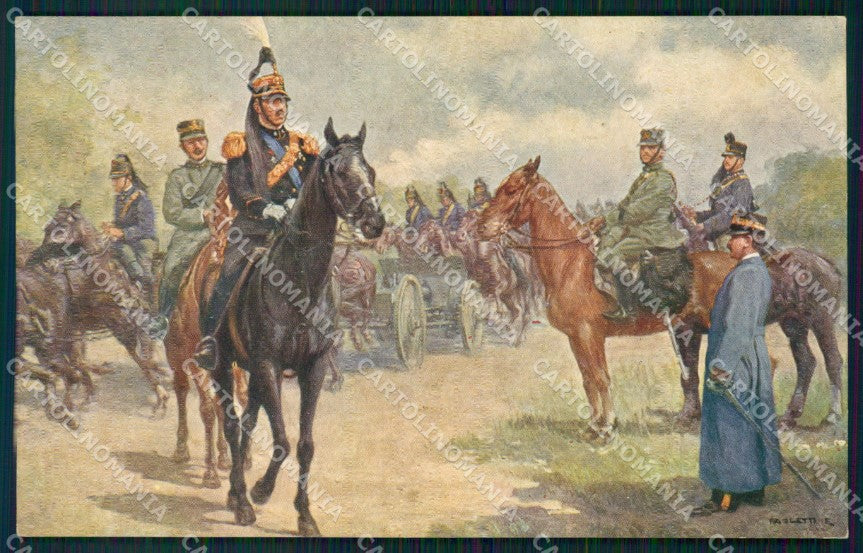 Militari Artiglieria Paoletti cartolina XF0266 – fronte