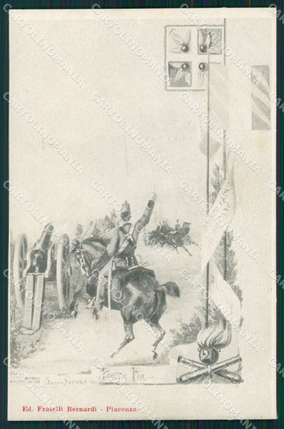 Militari 21º Reggimento Artiglieria Porta Pia cartolina XF0275 – fronte
