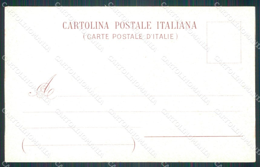 Militari Scuola Centrale Tiro Artiglieria da Campagna Rinaldi cartolina XF0278 – retro