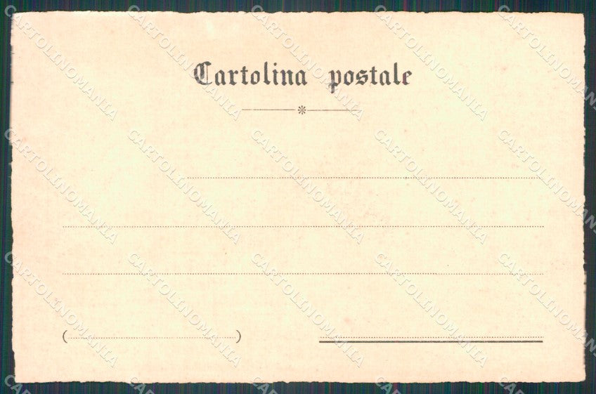 Militari I Reggimento Artiglieria cartolina XF0280 – retro