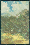 Militari Artiglieria cartolina XF0287 – fronte