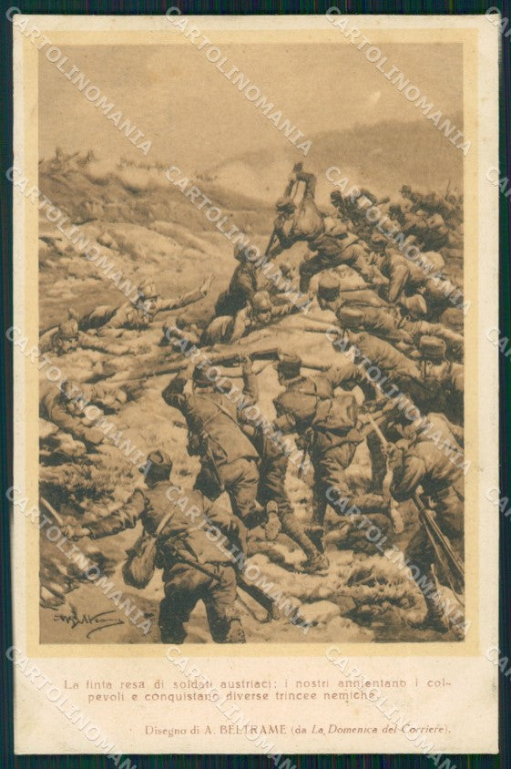 Militari Propaganda WWI Beltrame cartolina XF0294 – fronte