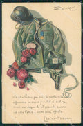 Militari WWI Prestito Mauzan cartolina XF0297 – fronte