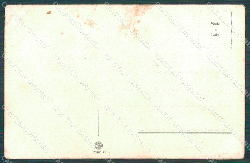 Militari Esercito Italiano Artiglieria Uniforme PIEGHINE cartolina XF0304 – retro