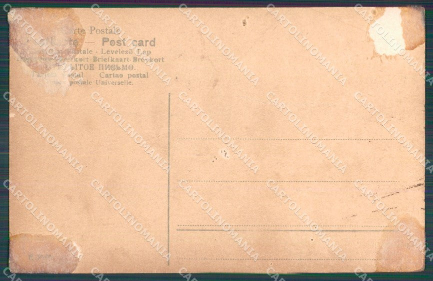 Militari Regio Esercito Italiano Uniforme COLLA cartolina XF0308 – retro