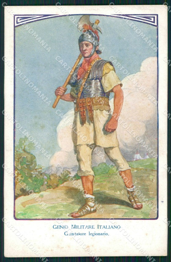 Militari Genio Italiano Guastatore Legionario Edel cartolina XF0312 – fronte