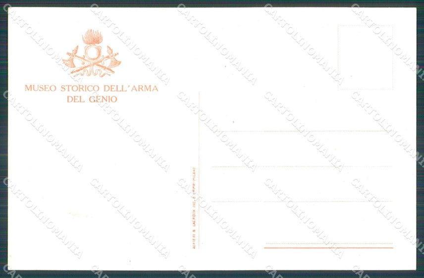 Militari Genio Italiano Ingegneri di Carlo Emanuele III Edel cartolina XF0314 – retro