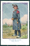 Militari Genio Italiano Soldato Uniforme Besi cartolina XF0320 – fronte