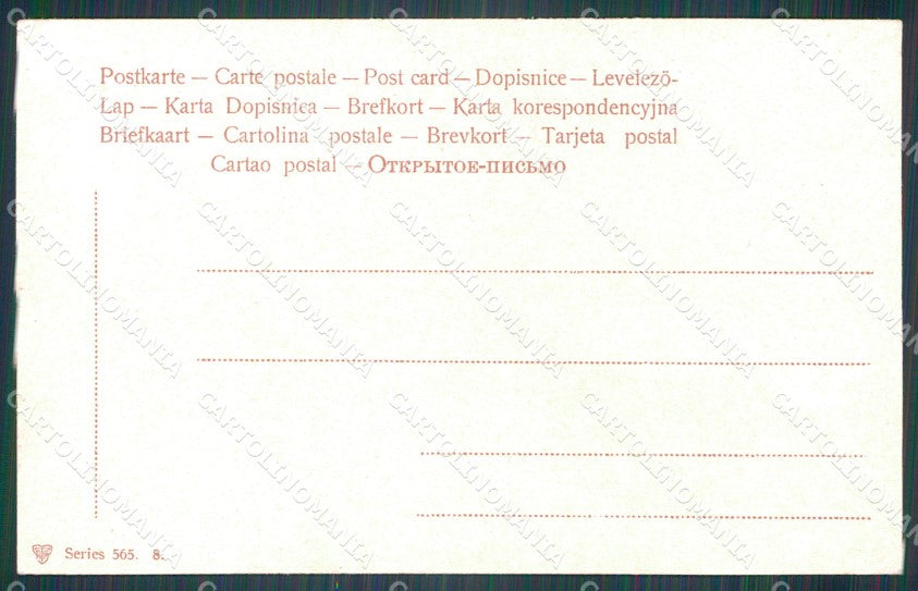 Militari Regio Esercito Avamposti cartolina XF0324 – retro
