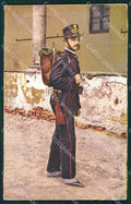 Militari Regio Esercito Artiglieria Uniforme cartolina XF0326 – fronte