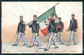 Militari Regio Esercito Uniforme PIEGHINA cartolina XF0330 – fronte