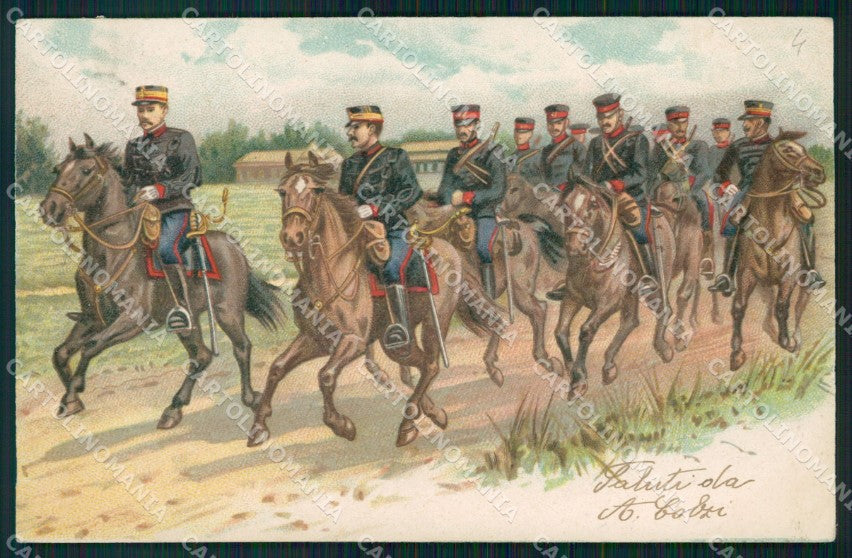 Militari Esercito Uniforme cartolina XF0331 – fronte