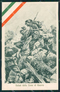 Militari WWI Propaganda Esercito Zona di Guerra cartolina XF0339 – fronte