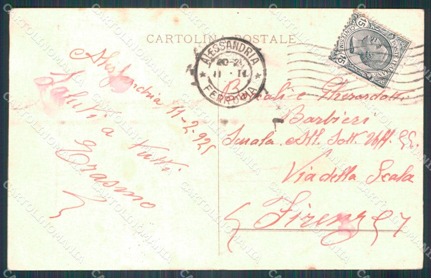 Militari II Reggimento Artiglieria Pesante Olivetti PIEGHE cartolina XF0340 – retro