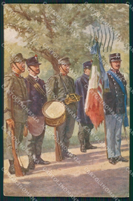 Militari Propaganda Esercito Italiano Fanteria cartolina XF0343 – fronte