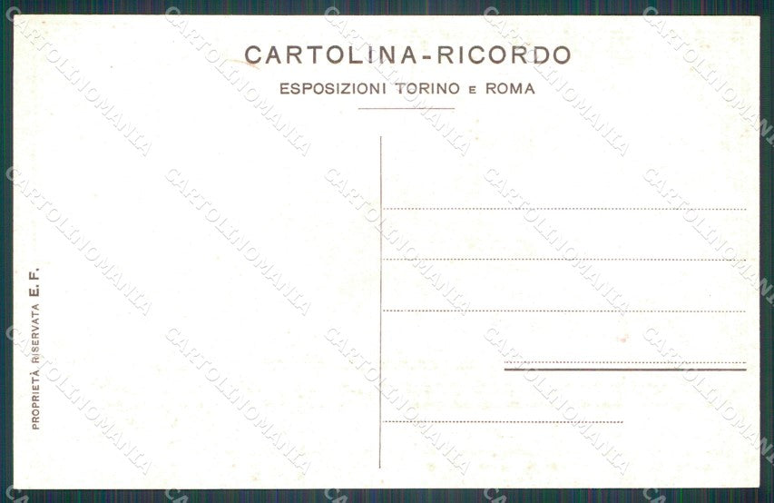 Militari Risorgimento Italiano Cavour Congresso di Parigi cartolina XF0353 – retro