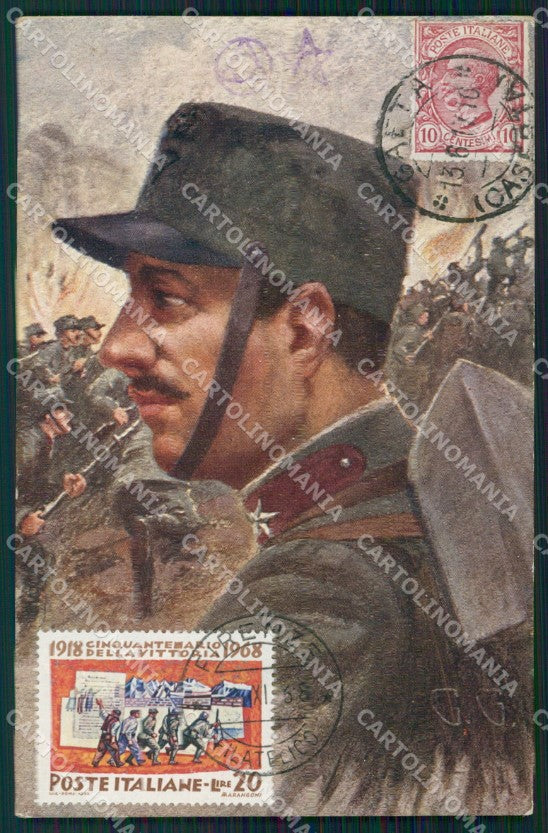 Militari Propaganda WWI cartolina XF0360 – fronte