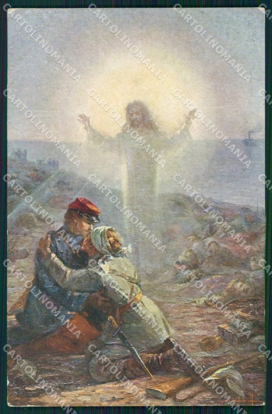 Militari WWI Propaganda Sidoli cartolina XF0369 – fronte