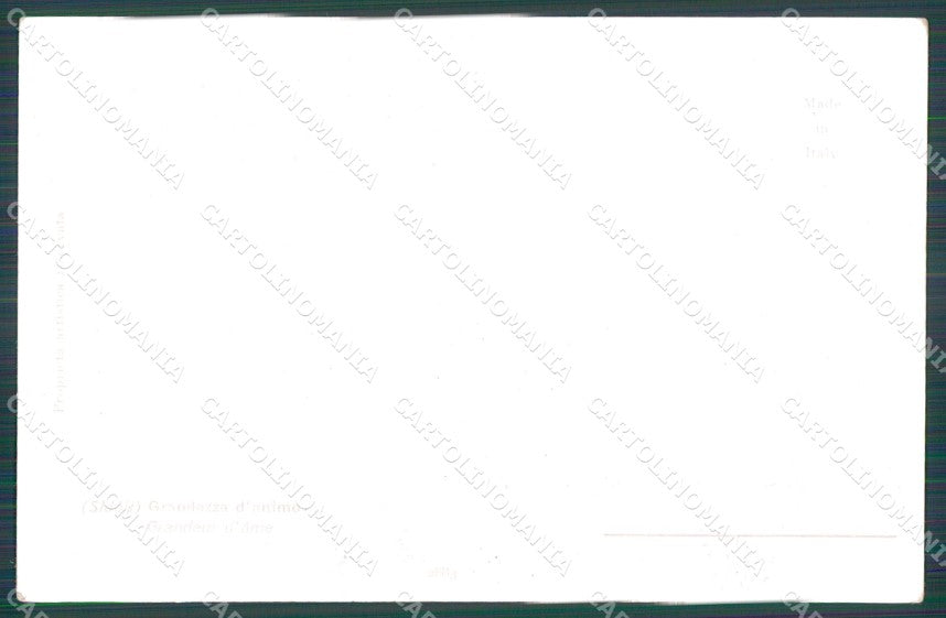 Militari WWI Propaganda Sidoli cartolina XF0369 – retro