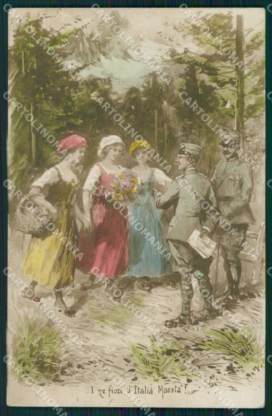 Militari Propaganda Savoia Zoppi ABRASA Foto cartolina XF0376 – fronte