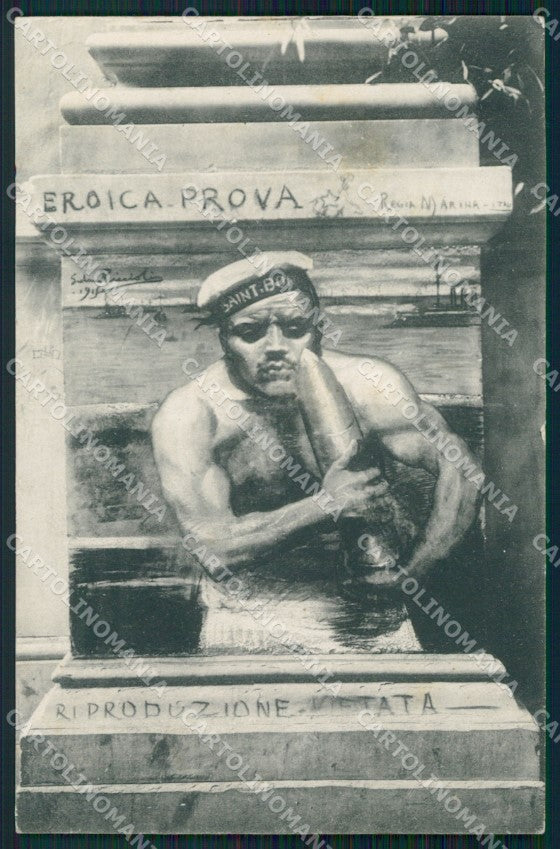 Militari Marina Ristorante Sabatino Firenze Piccioli PIEGA cartolina XF0377 – fronte