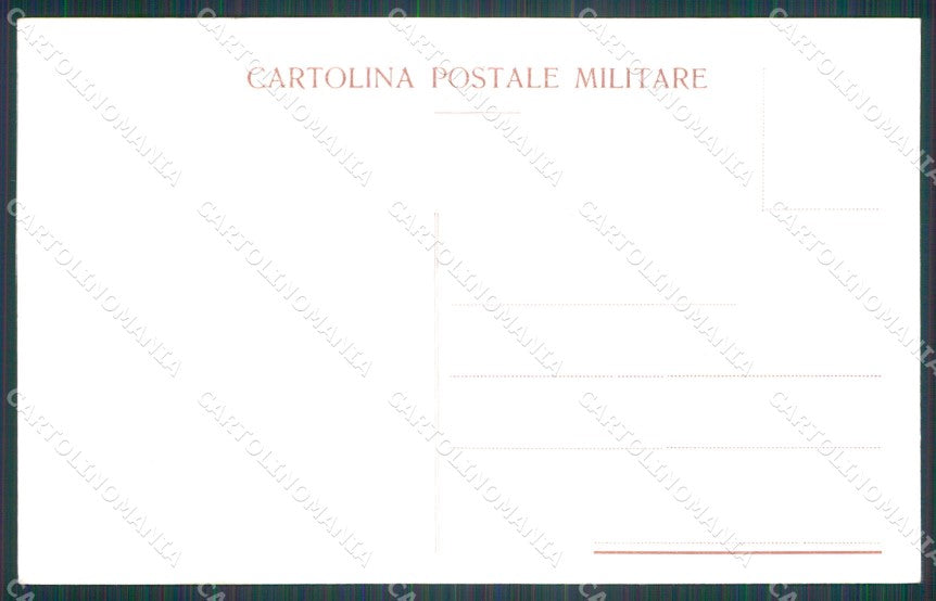 Militari WWI Propaganda Artiglieria Tricolore cartolina XF0381 – retro