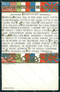 Militari WWI Propaganda Bandiere Flag Lega Seminatrici Coraggio cartolina XF0409 – fronte
