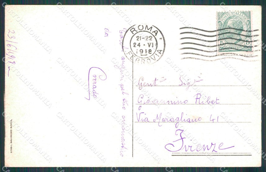 Militari WWI Propaganda Varnesi cartolina XF0421 – retro
