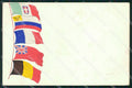 Militari WWI Propaganda Bandiere Alleati Flags cartolina XF0434 – fronte